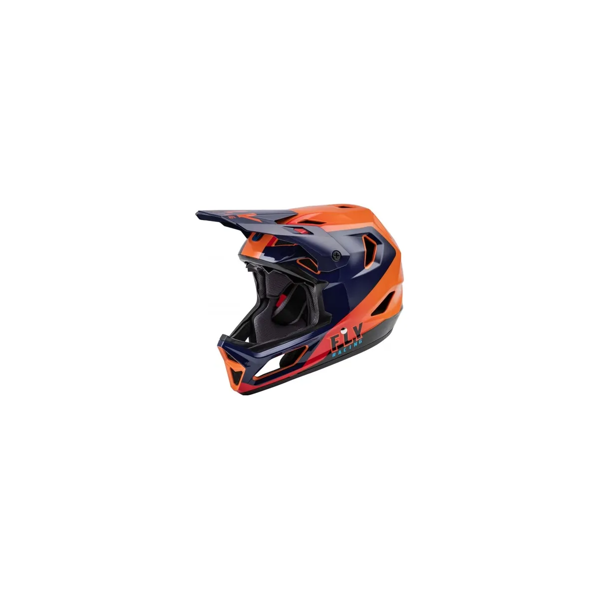 Fly Rayce Helmet Navy/Orange/Red